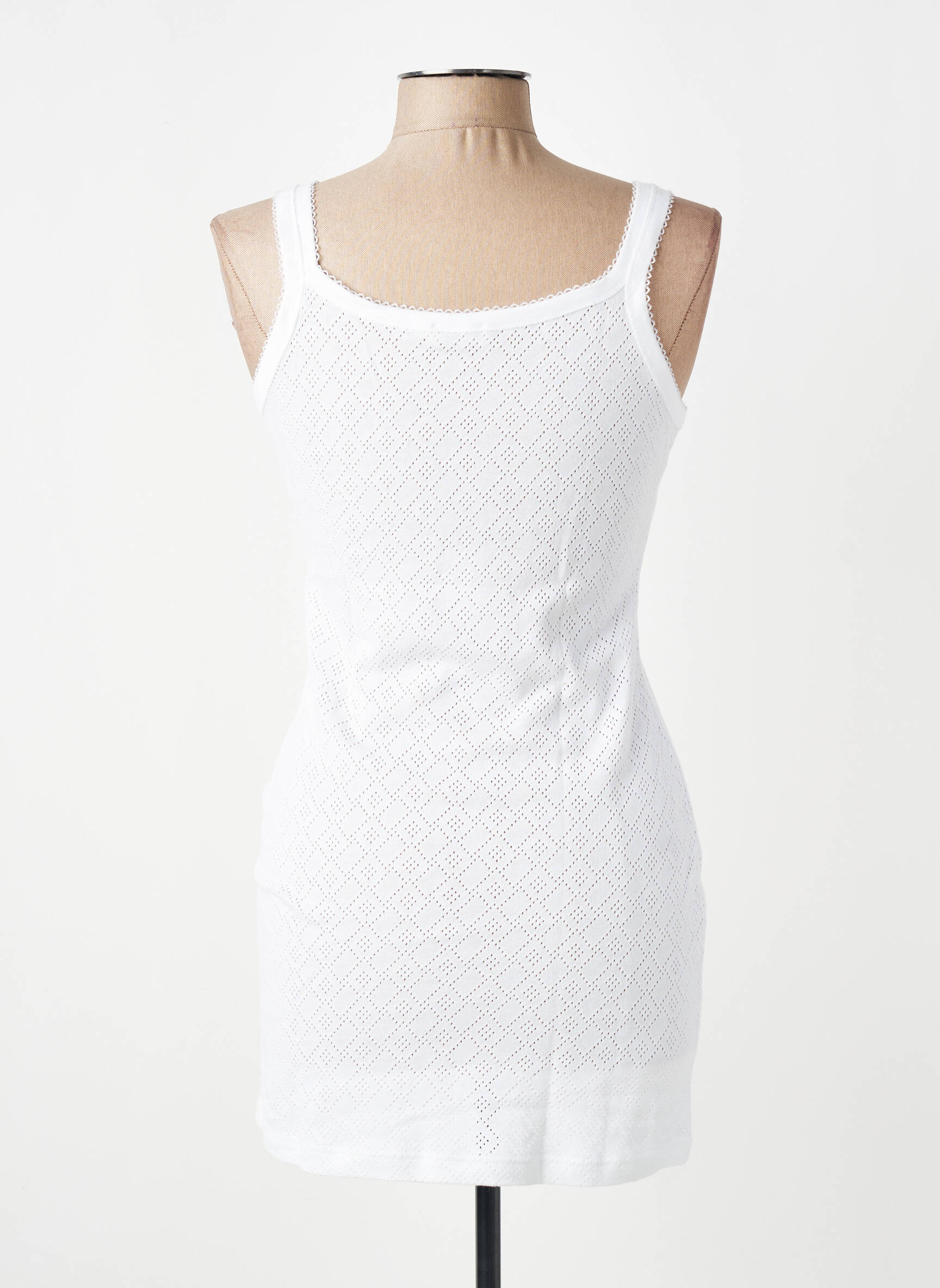 Jupon /fond de robe coupe cintrée blanc ARMOR LUX femme