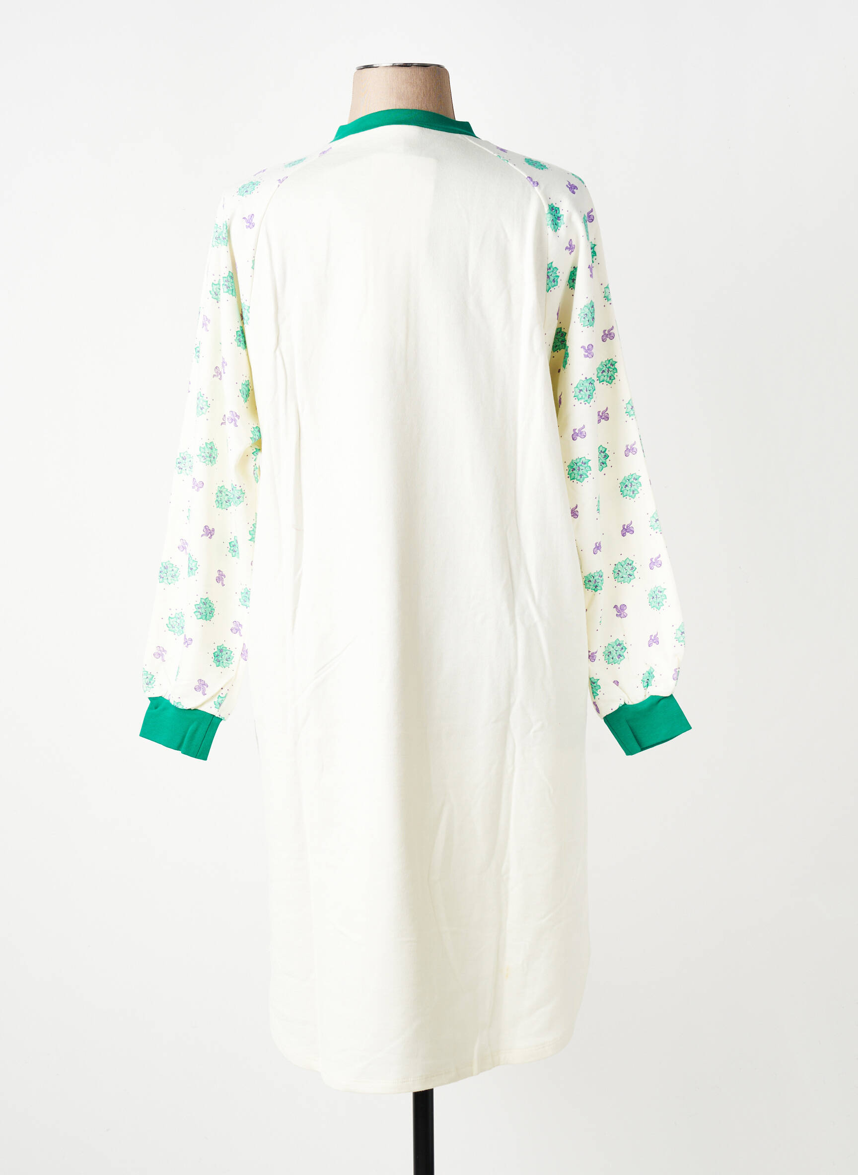 Chemise de nuit manches longues blanc TRIUMPH femme