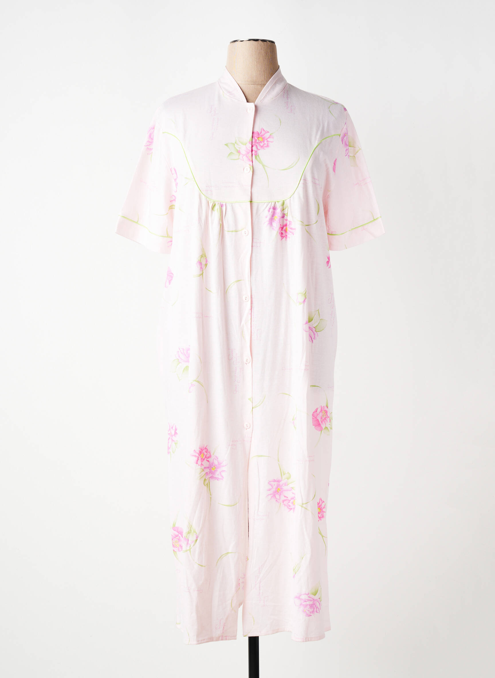 Chemise de nuit imprimé fleurs rose PRIVILEGE femme