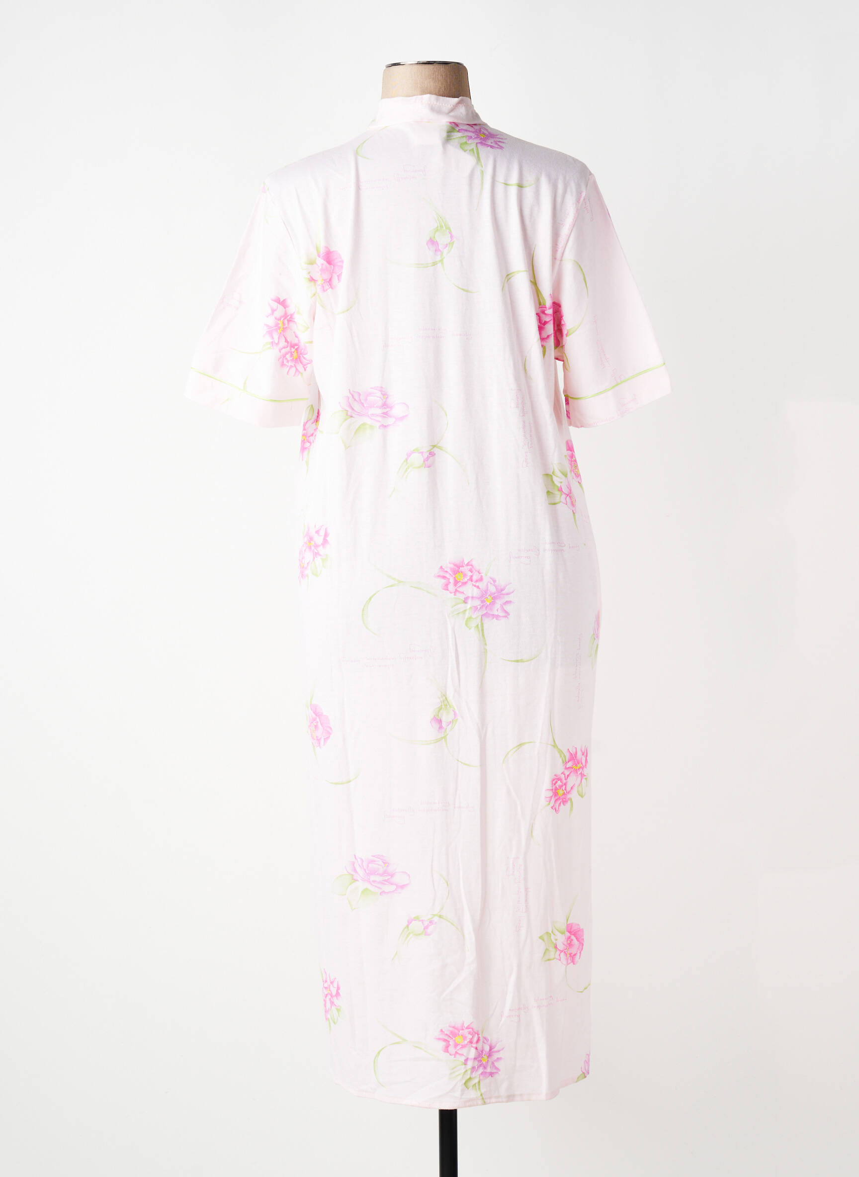 Chemise de nuit imprimé fleurs rose PRIVILEGE femme