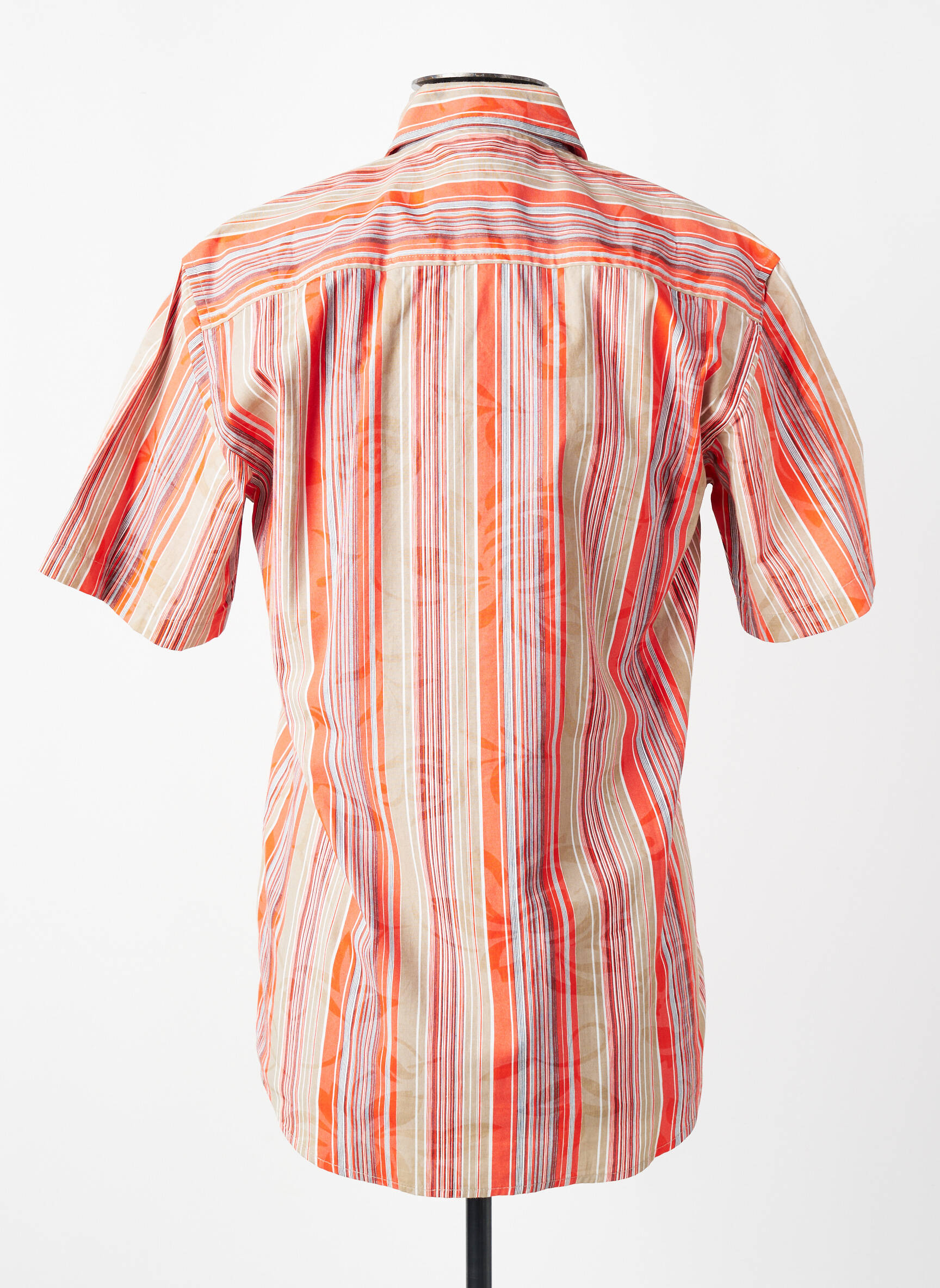 Chemise manches courtes coupe cintrée orange CBK homme