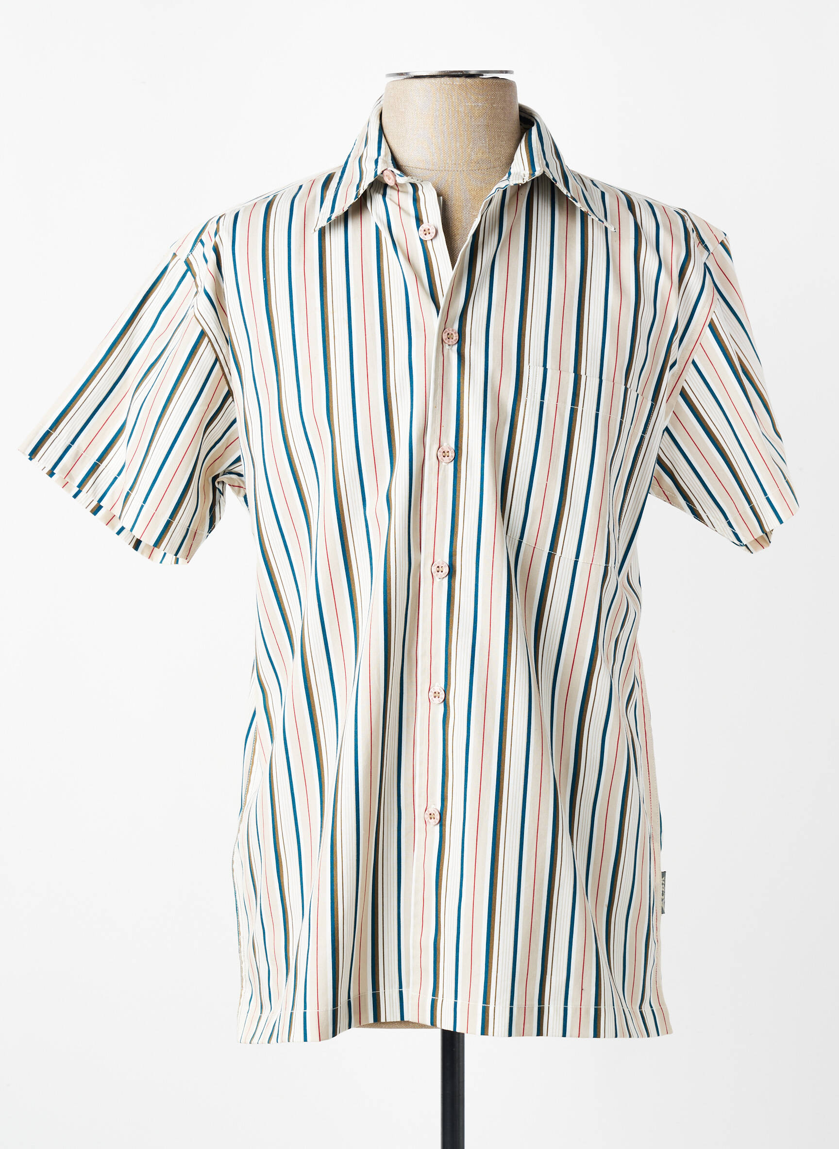 Chemise manches courtes coupe droite beige CBK homme