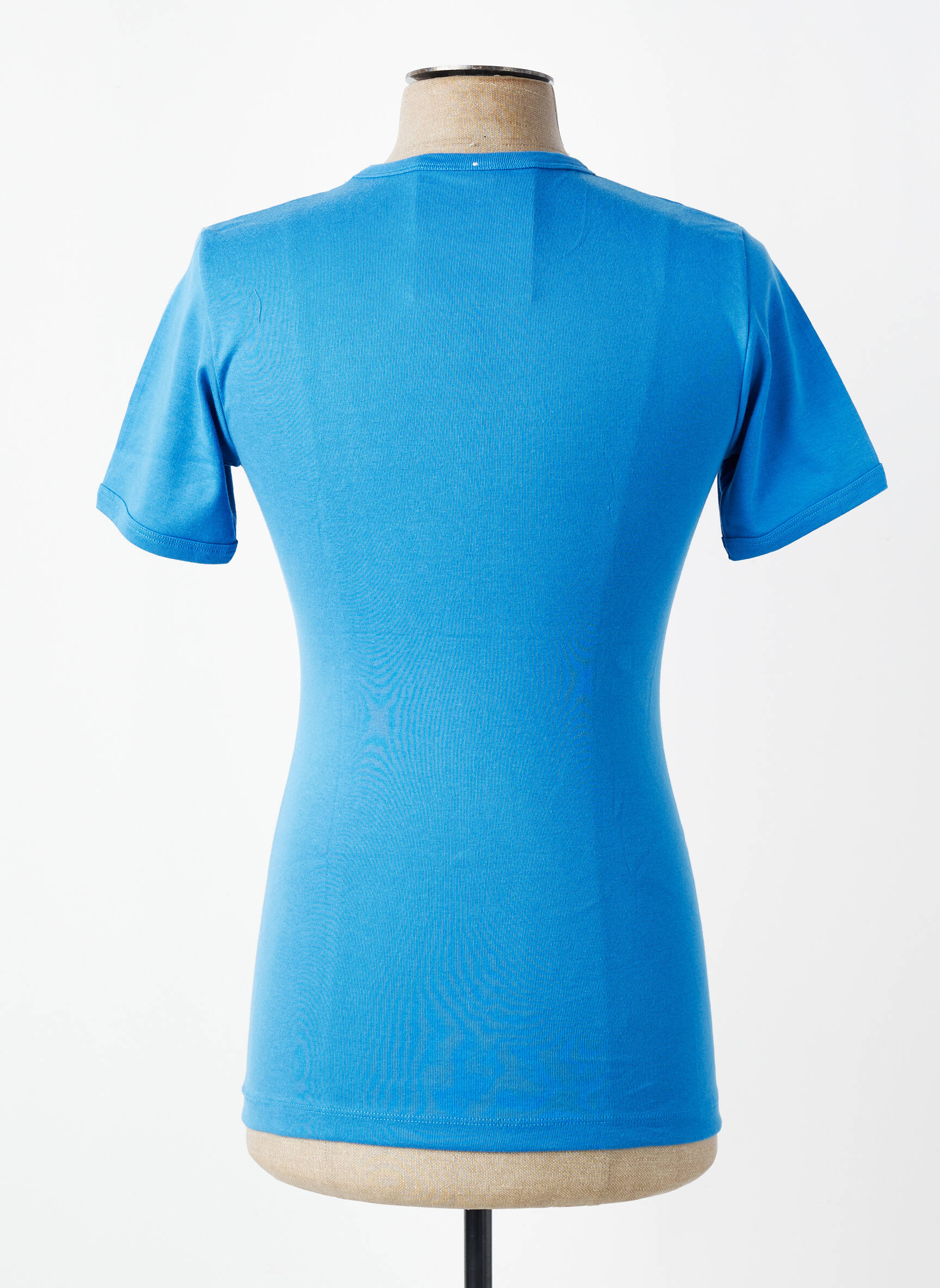 T-shirt tissage jersey manches courtes bleu JET homme
