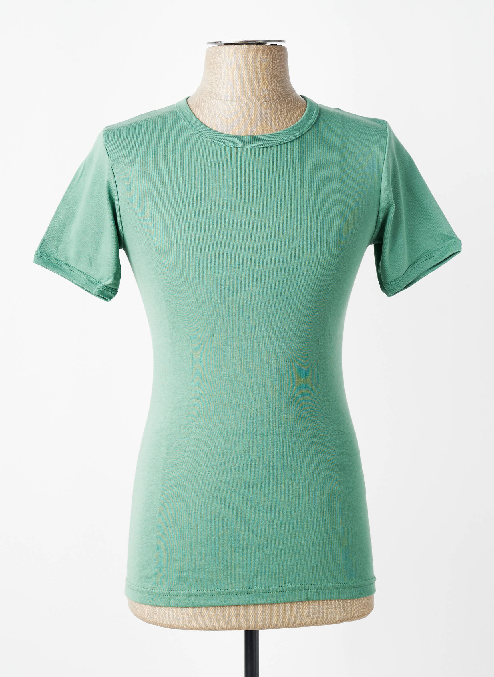T-shirt tissage jersey manches courtes vert JET homme