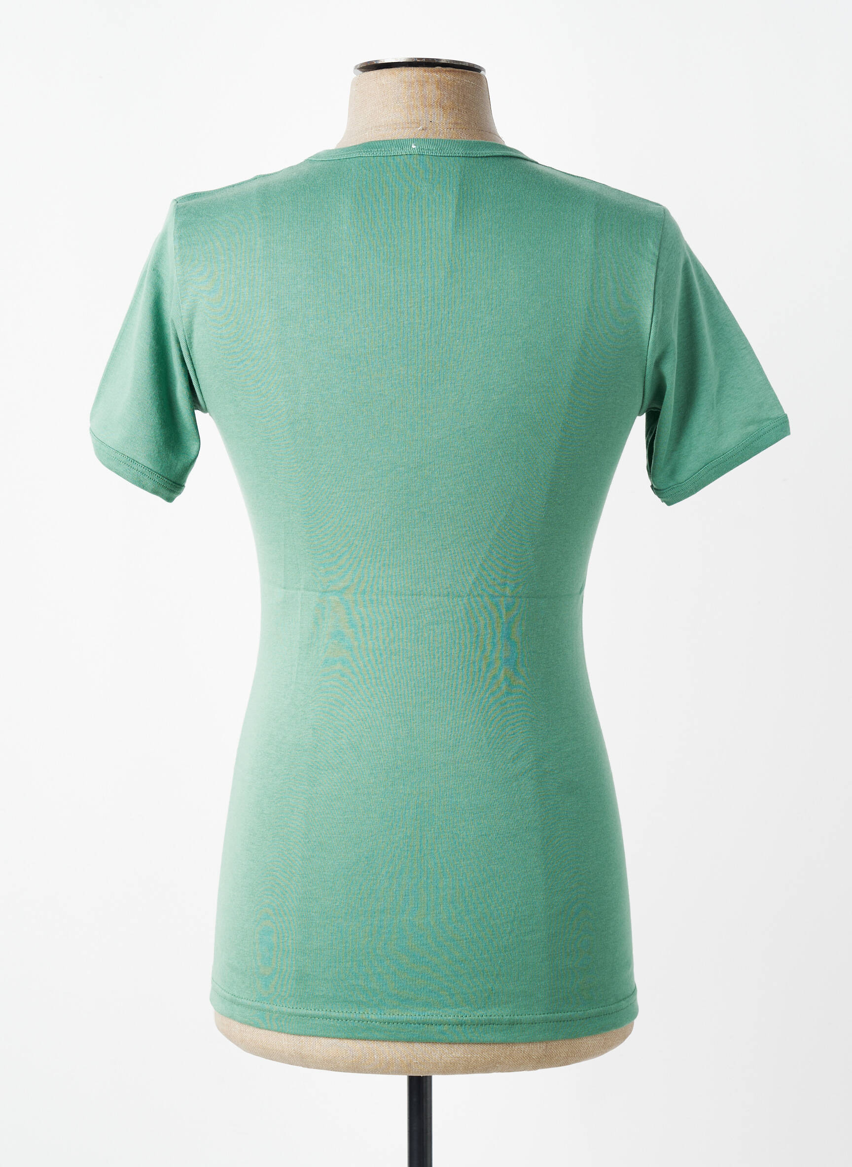 T-shirt tissage jersey manches courtes vert JET homme