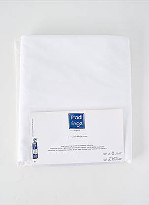 Parure de lit blanc TRADI LINGE femme