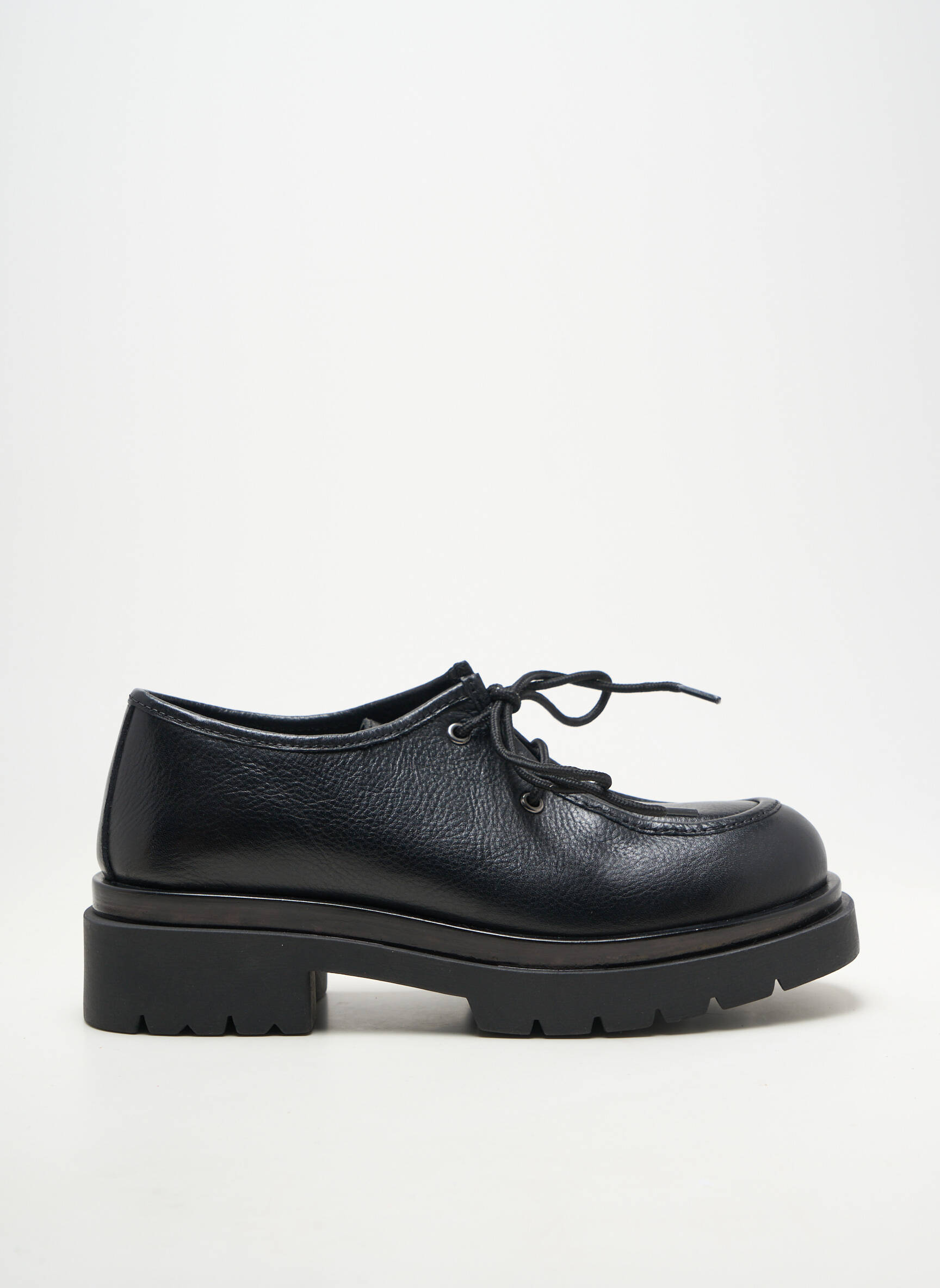 Derbies bout rond talon de 4 à 6cm noir ALISA BIANCHINI femme