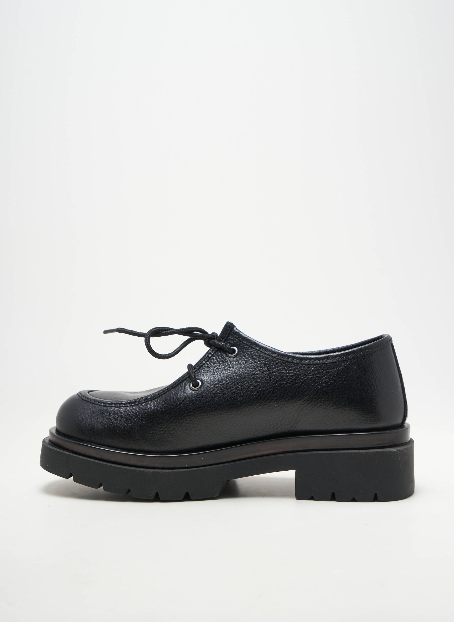 Derbies bout rond talon de 4 à 6cm noir ALISA BIANCHINI femme