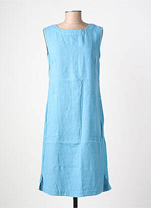 Robe mi-longue sans manche sans manche bleu COUTURIST femme