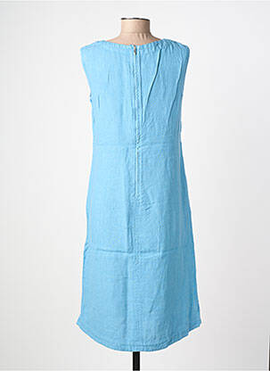 Robe mi-longue sans manche sans manche bleu COUTURIST femme