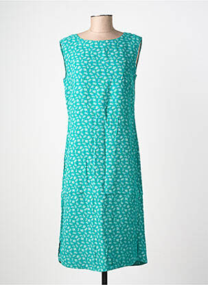 Robe mi-longue sans manche sans manche vert COUTURIST femme