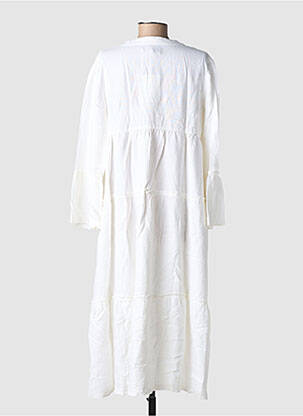 Robe longue manches longues manches longues blanc COUTURIST femme