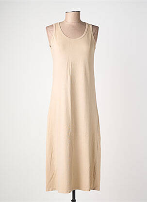 Robe longue sans manche sans manche beige COUTURIST femme