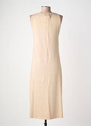 Robe longue sans manche sans manche beige COUTURIST femme