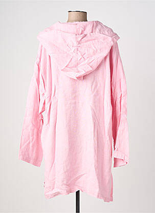 Robe mi-longue manches longues manches longues rose COUTURIST femme