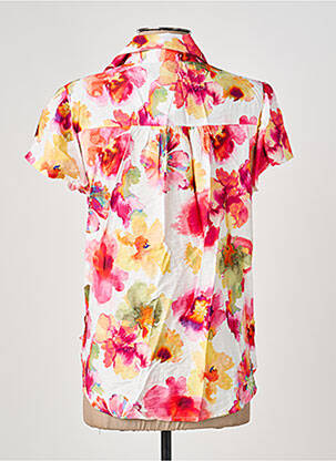 Chemisier coupe cintrée manches courtes rose COUTURIST femme