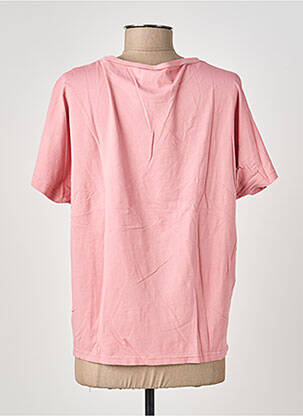 T-shirt stretch manches courtes rose COUTURIST femme