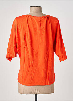T-shirt manches 3/4 manches 3/4 orange COUTURIST femme