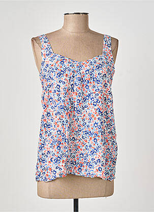 Top coupe fluide sans manche bleu DENIM &DRESS femme