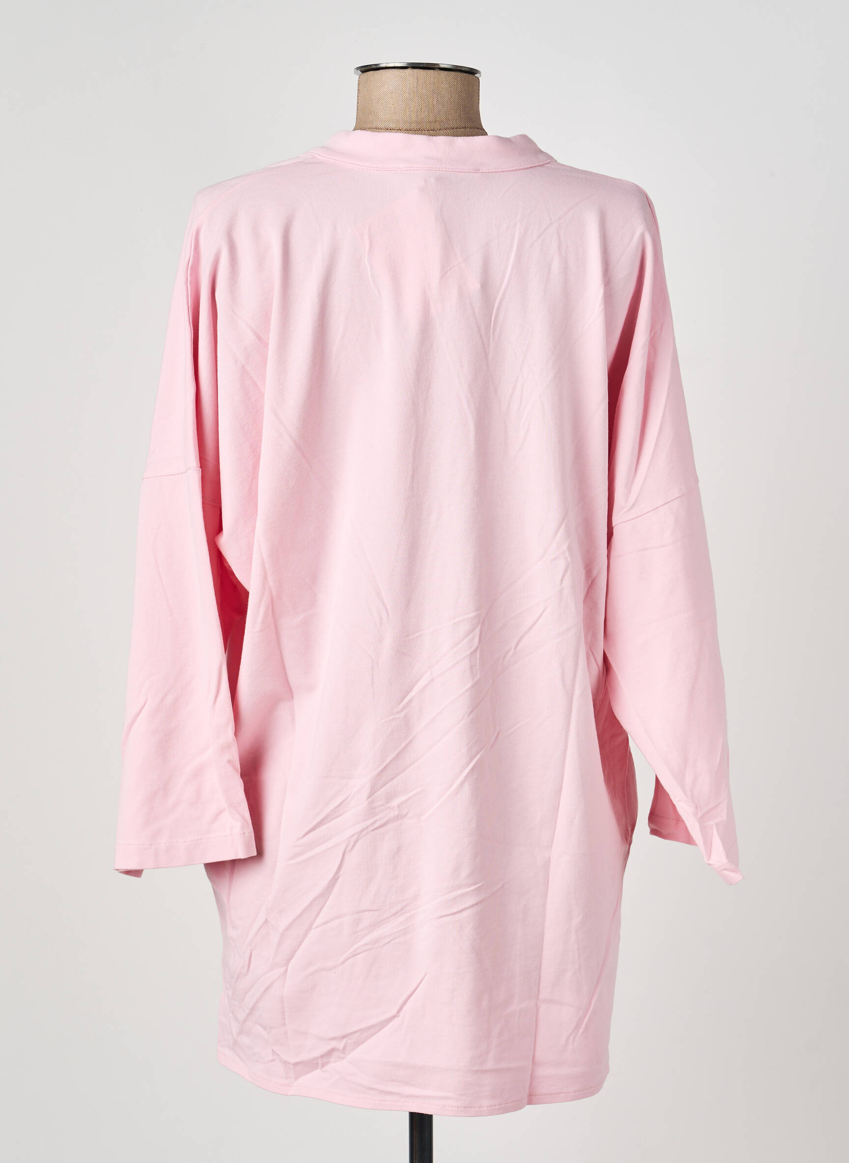 Tunique manches longues manches longues rose COUTURIST femme