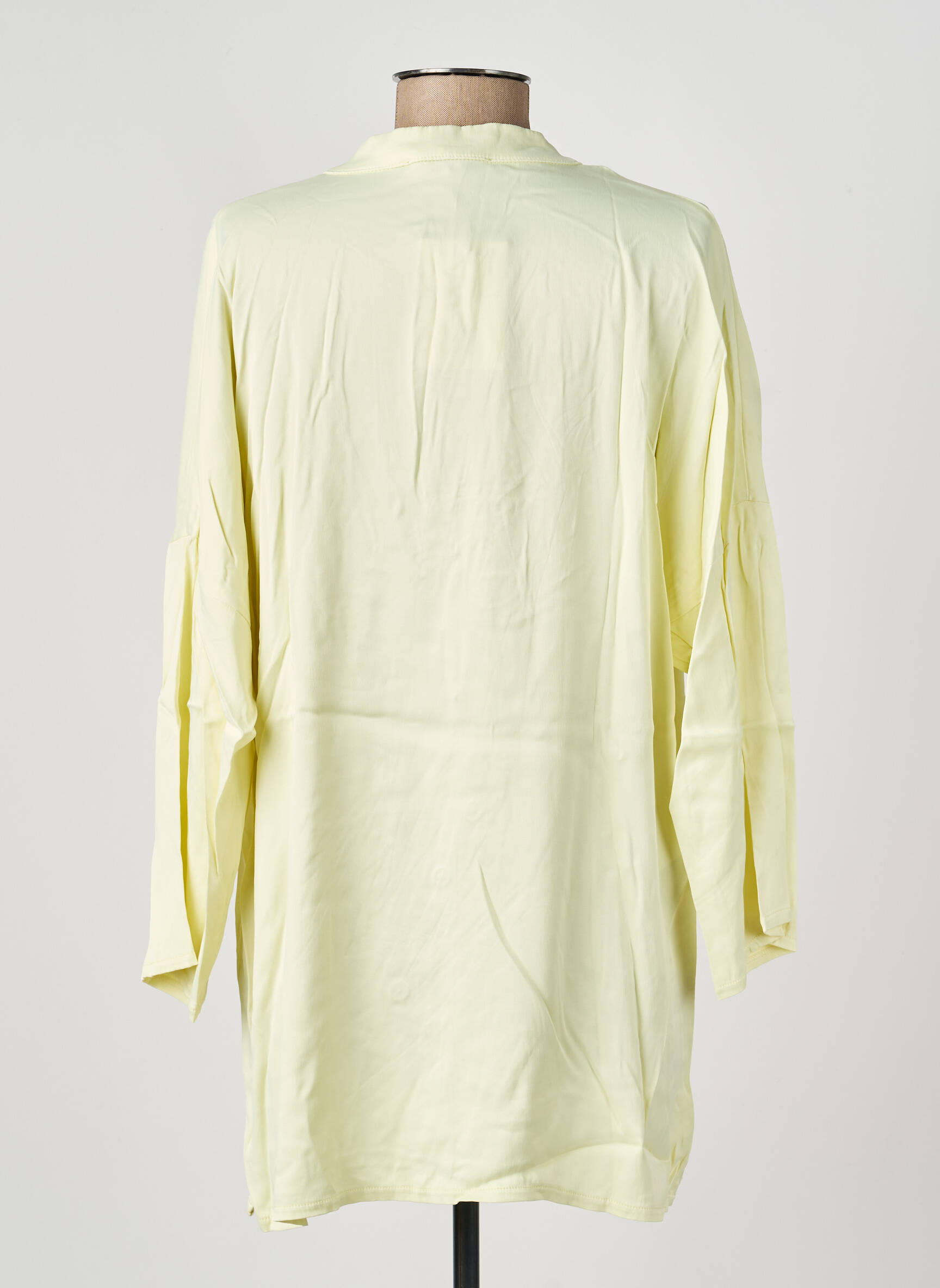 Tunique manches longues manches longues jaune COUTURIST femme