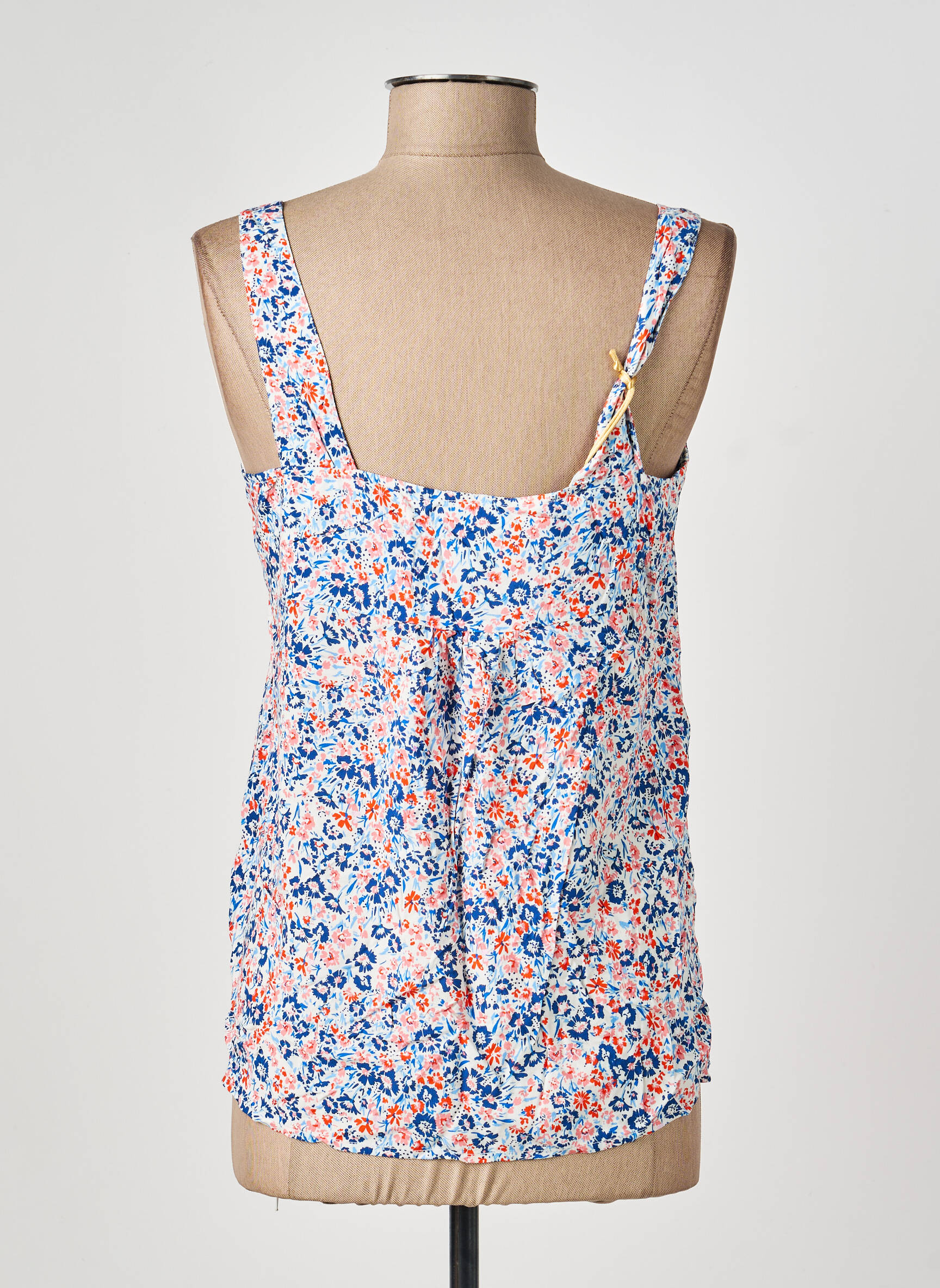 Top coupe fluide sans manche bleu DENIM &DRESS femme
