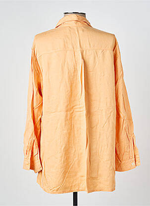 Chemisier coupe cintrée manches longues orange COUTURIST femme