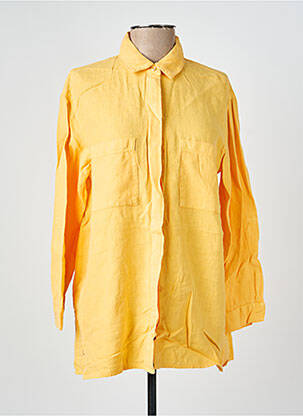 Chemisier coupe cintrée manches longues orange COUTURIST femme