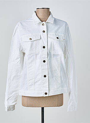 Veste casual poches blanc COUTURIST femme