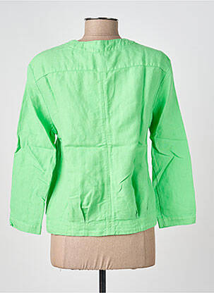 Veste casual col rond vert COUTURIST femme