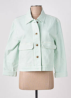 Veste casual coupe droite bleu COUTURIST femme