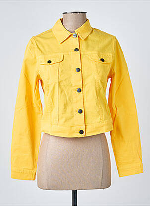 Veste casual poches jaune COUTURIST femme