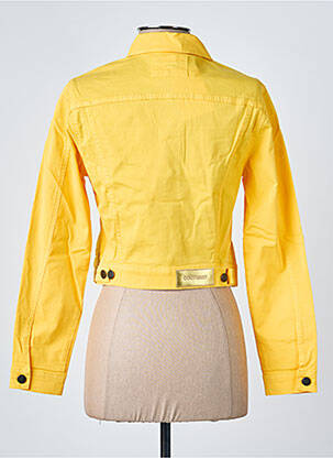 Veste casual poches jaune COUTURIST femme