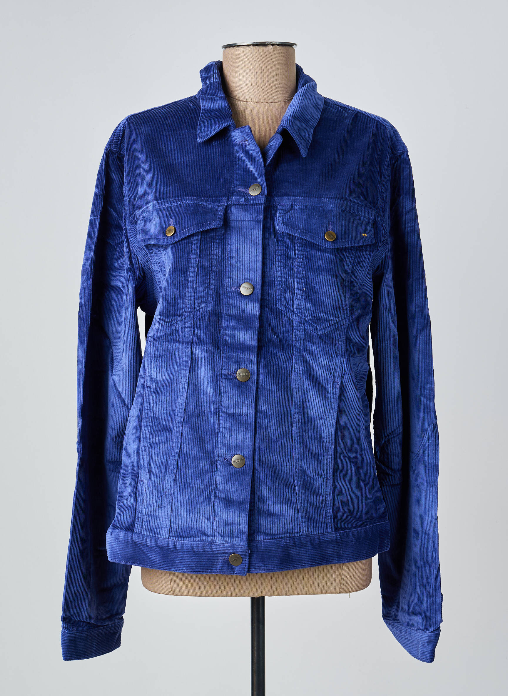 Veste casual poches bleu COUTURIST femme