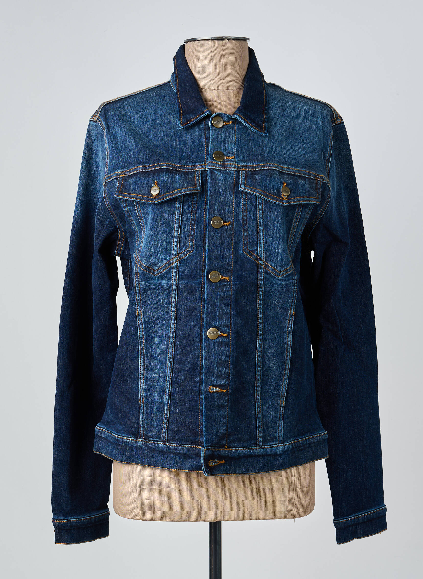 Veste casual poches bleu COUTURIST femme