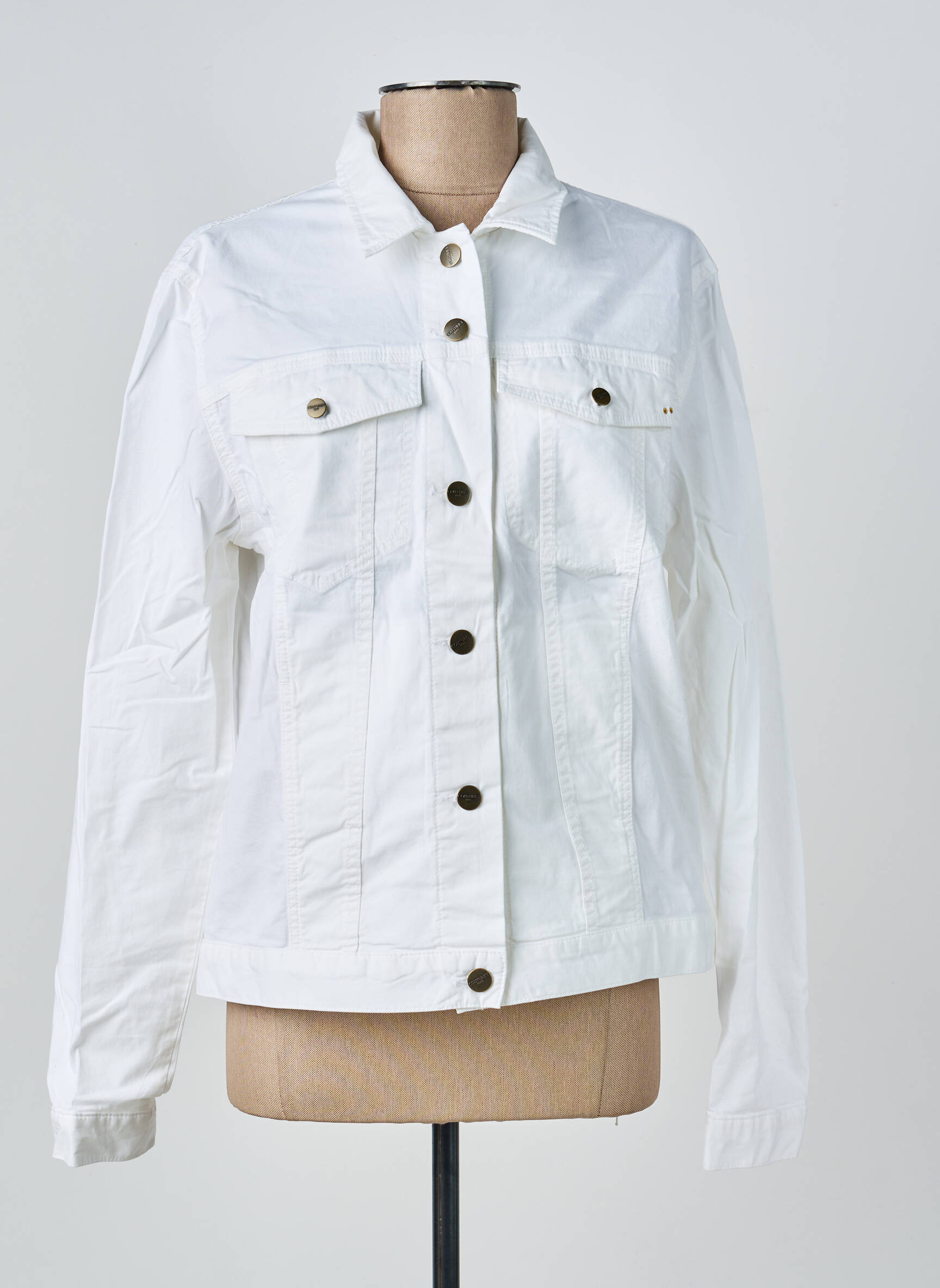 Veste casual poches blanc COUTURIST femme