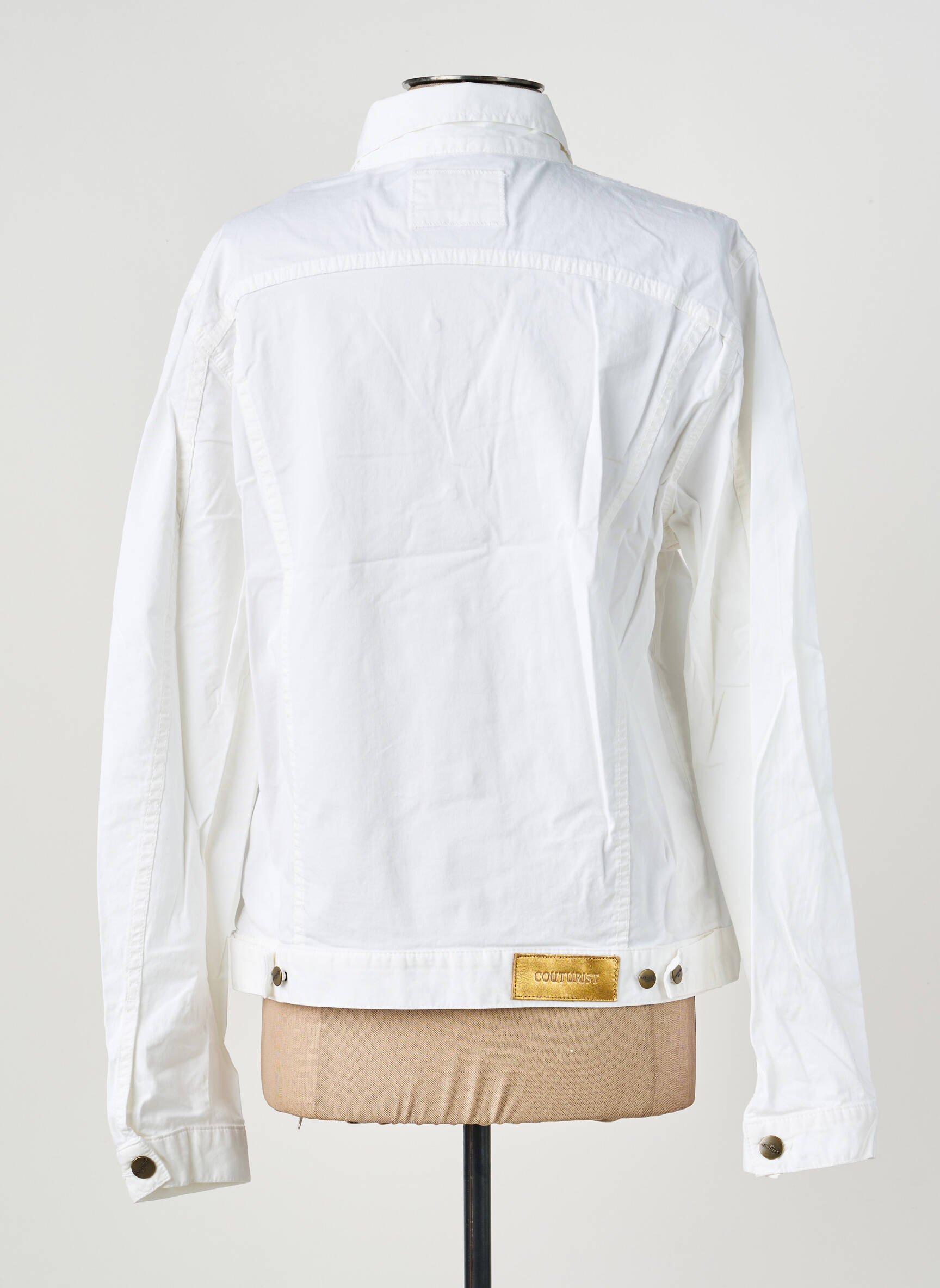Veste casual poches blanc COUTURIST femme