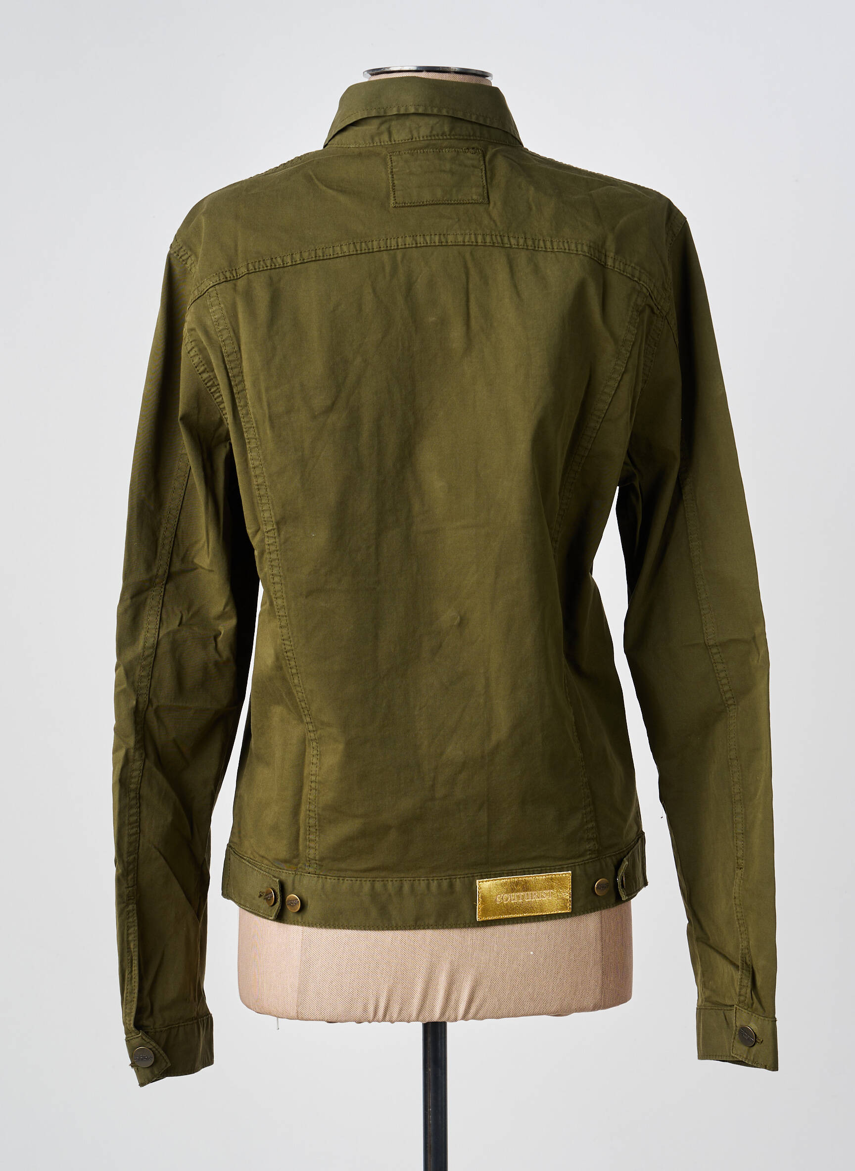 Veste casual poches vert COUTURIST femme