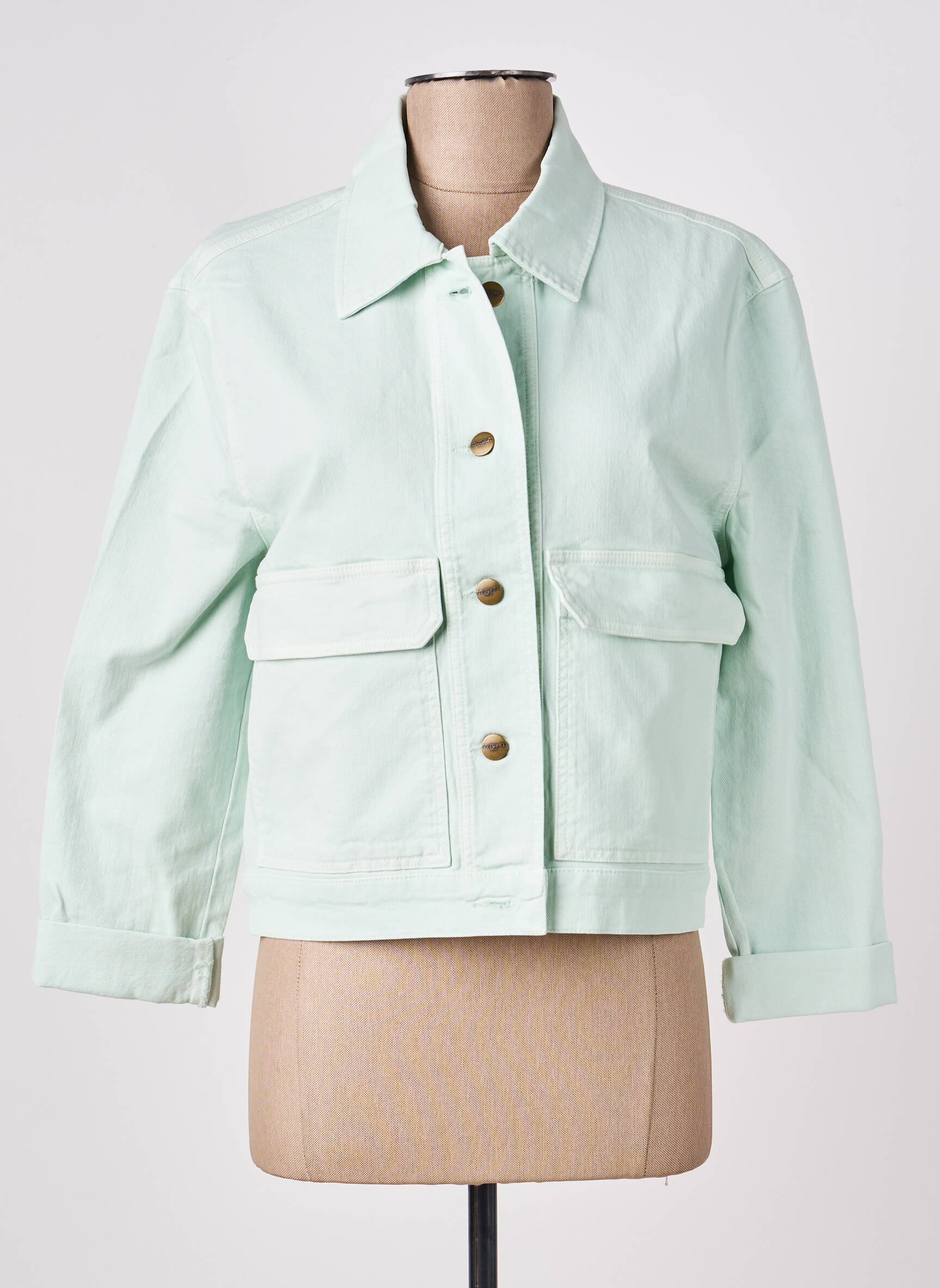 Veste casual coupe droite bleu COUTURIST femme