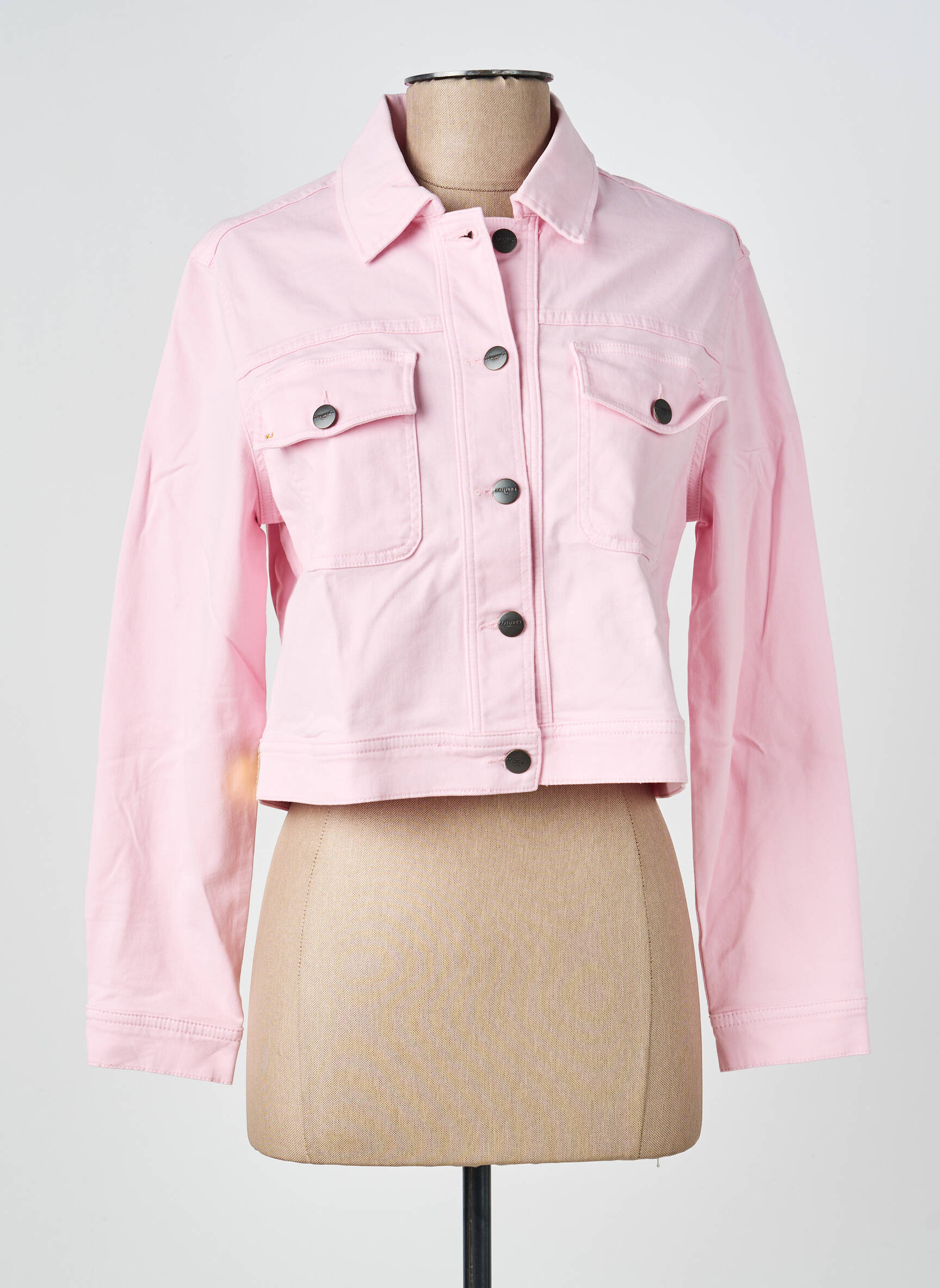 Veste casual poches rose COUTURIST femme