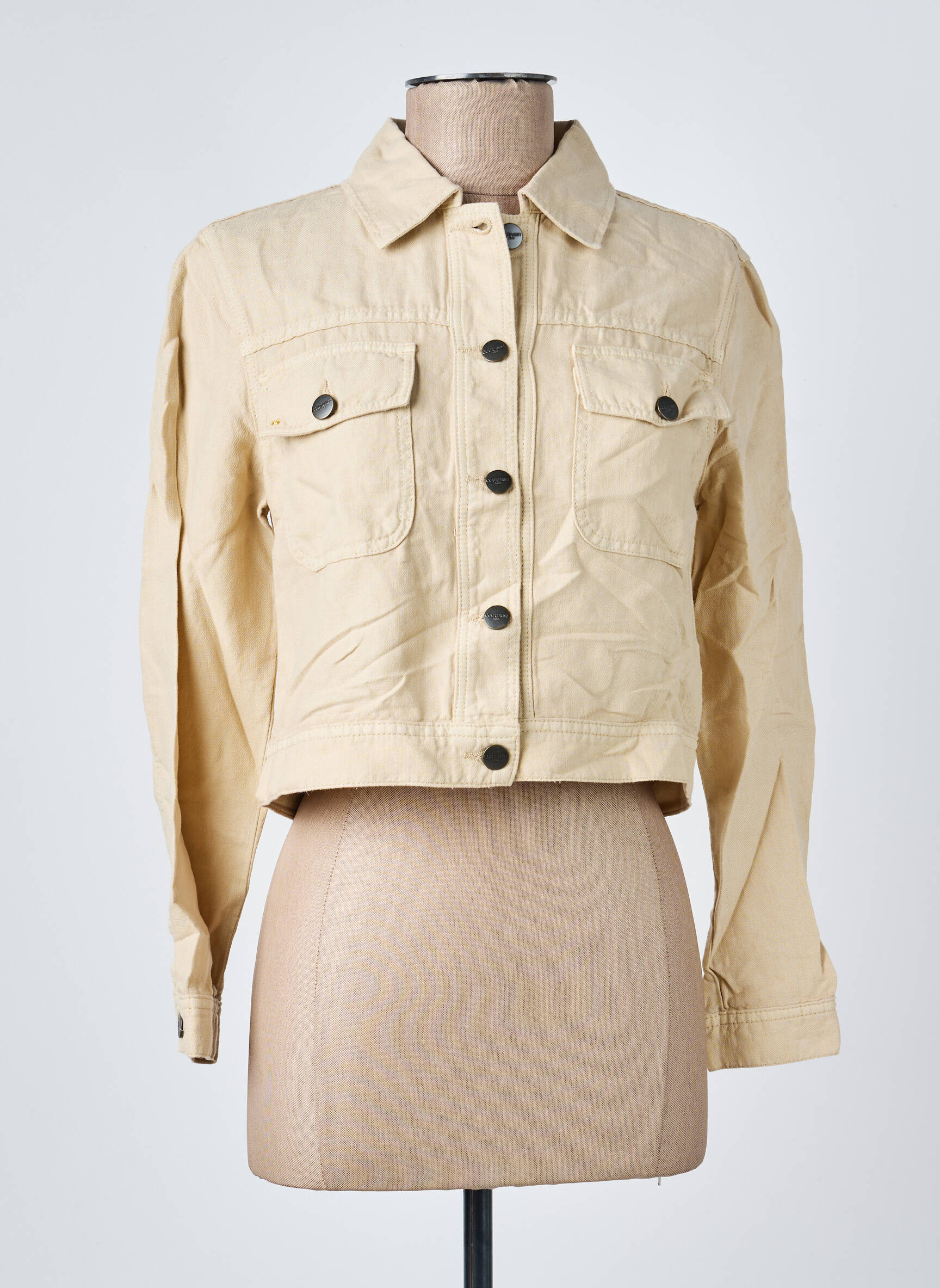 Veste casual poches beige COUTURIST femme