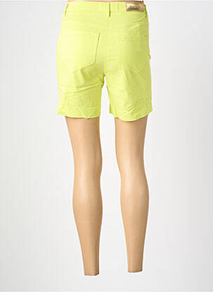 Short fermeture zippée sous rabat boutonné taille normale vert COUTURIST femme