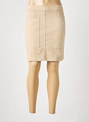 Jupe courte poches beige COUTURIST femme