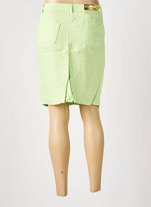 Jupe mi-longue coupe droite vert COUTURIST femme