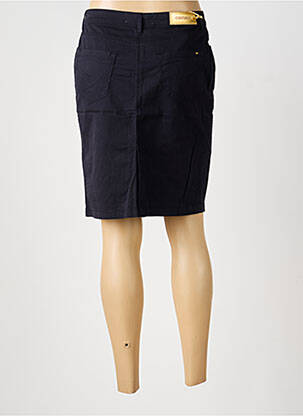 Jupe mi-longue coupe droite noir COUTURIST femme