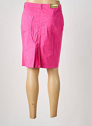 Jupe mi-longue coupe droite rose COUTURIST femme