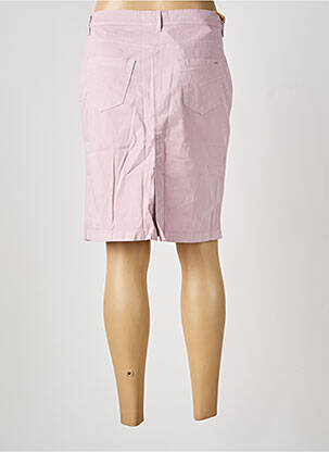 Jupe mi-longue coupe droite violet COUTURIST femme