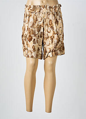 Short coupe droite beige COUTURIST femme