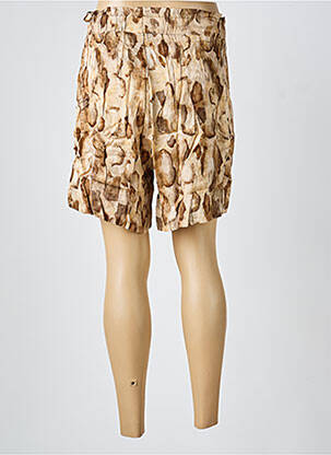 Short coupe droite beige COUTURIST femme
