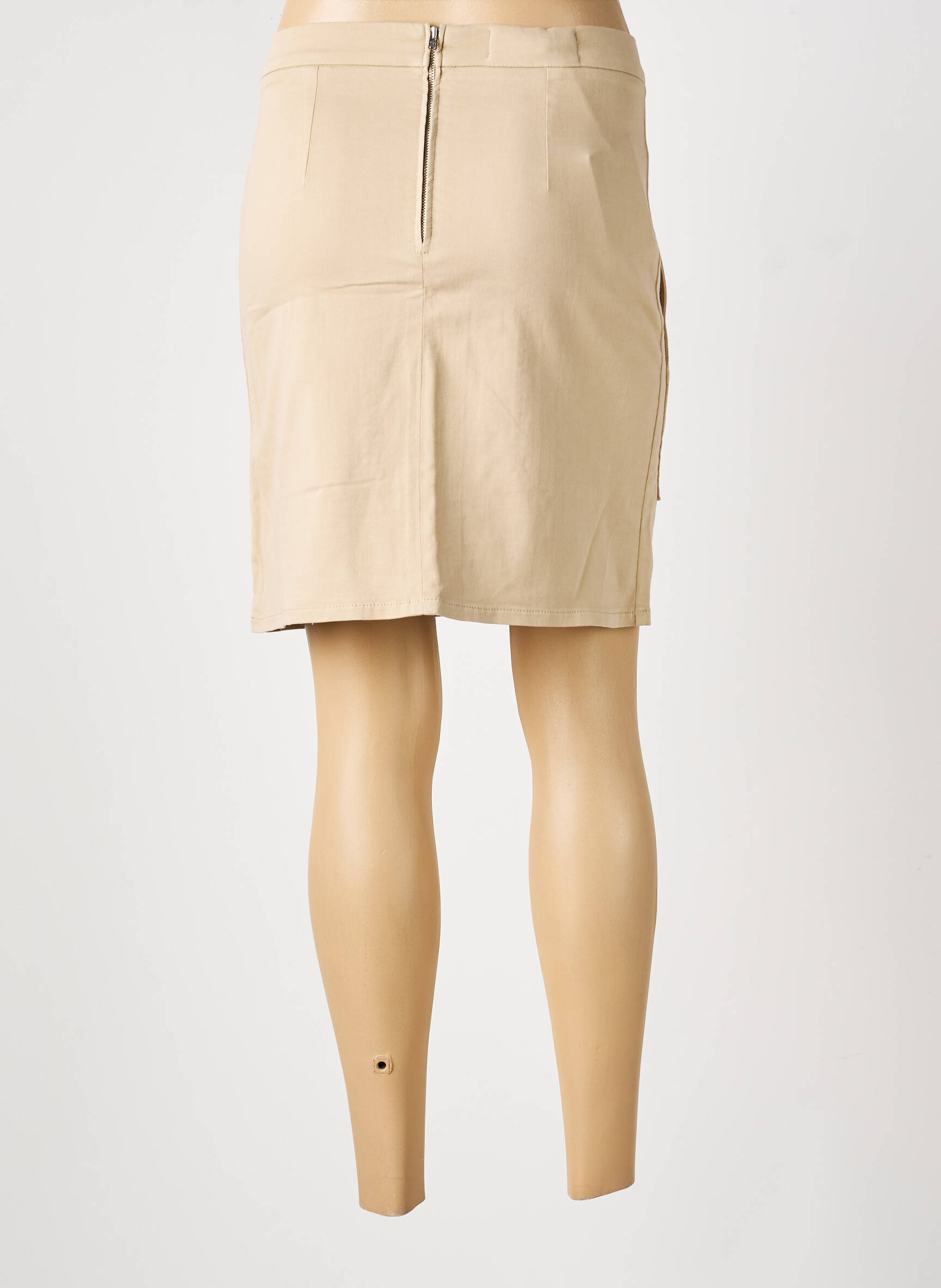 Jupe courte poches beige COUTURIST femme